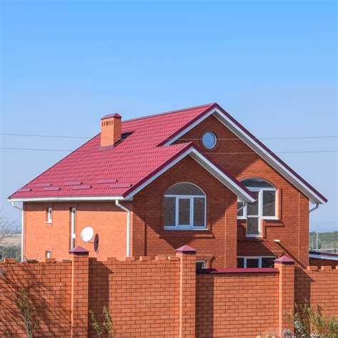 metal roof on red brick house|metal roofs on brick houses.